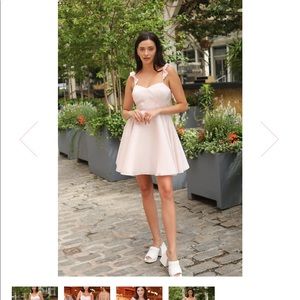 Selkie peach sunny dress